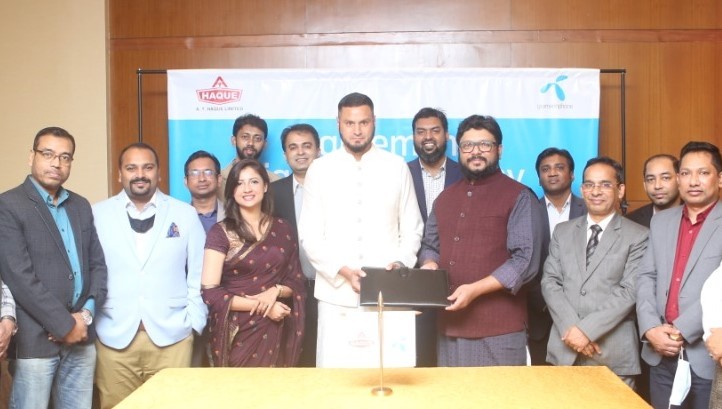 Grameenphone signs MoU with Haque Group to enable access of telecommunication and ICT solution